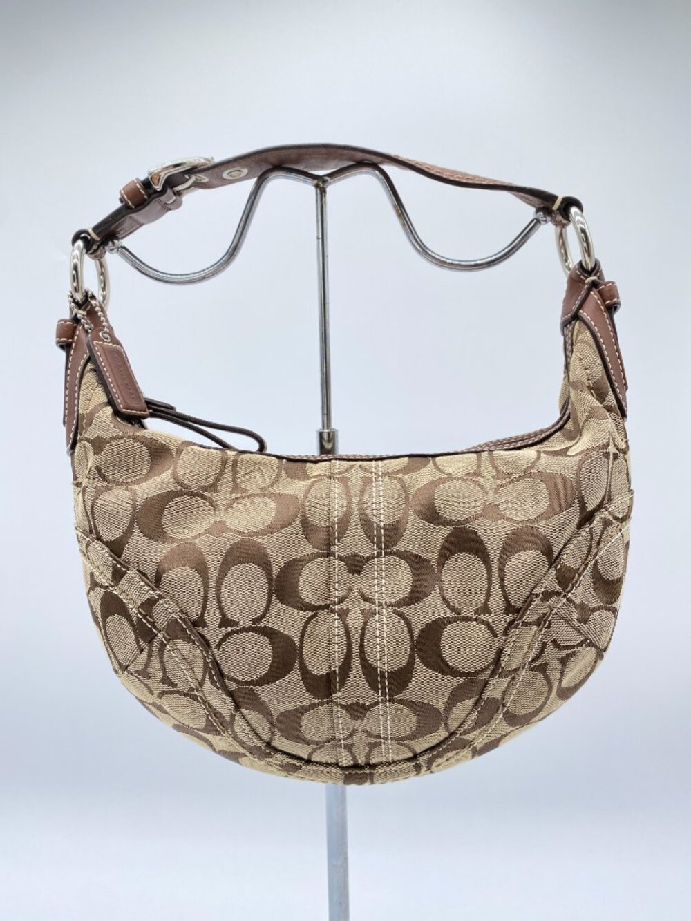 Coach Vintage Signature Soho Hobo 10073 Y2K Brown 🤎 Nicky - Picture 7 of 14
